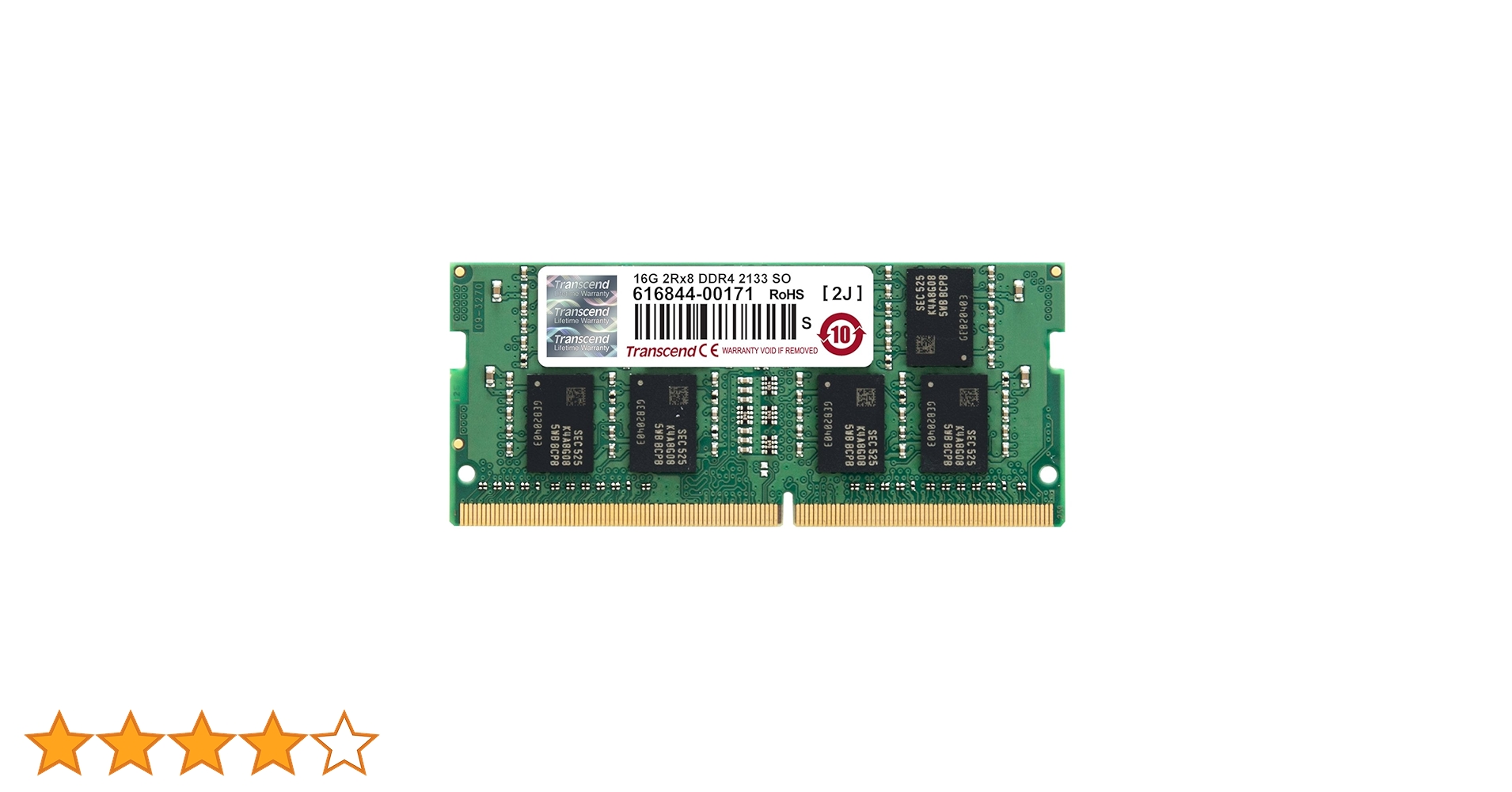 Amazon | Transcend ノートPC用 PC4-17000(DDR4-2133) 16GB 1.2V対応
